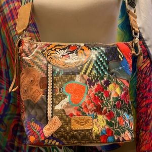 Bright color Consuela bag with coin purse